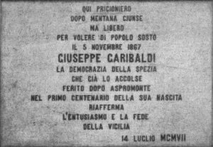 Garibaldi lapide