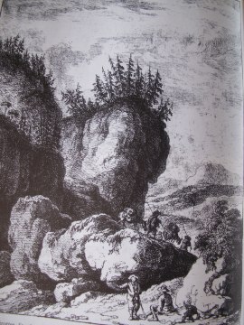 Il passo del Bracco prima del 1823 anno in cui fu costruita la strada Genova-Spezia. Fino ad allora era transitabile solo a piedi, a cavallo o a dorso di mulo.